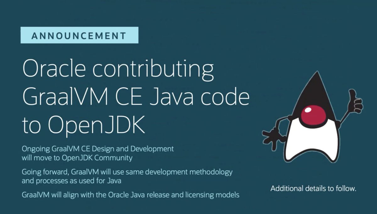 [B! あとで読む] [速報]オラクル、OpenJDKコミュニティにGraalVM CEのJava関連コードを寄贈すると発表。JavaOne 2022