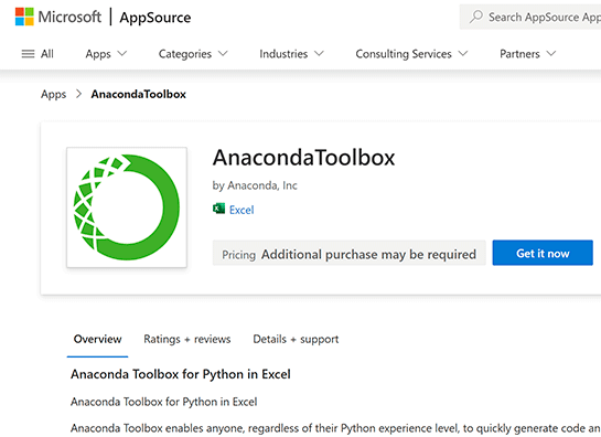 Anaconda Toolbox